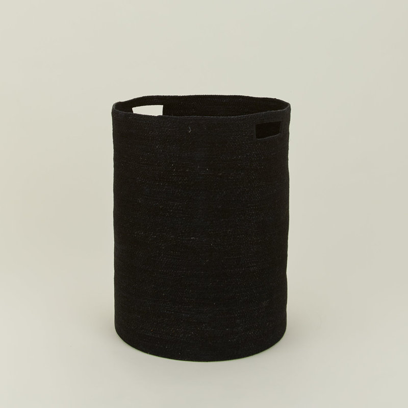 Laundry Hamper with Handles, Black