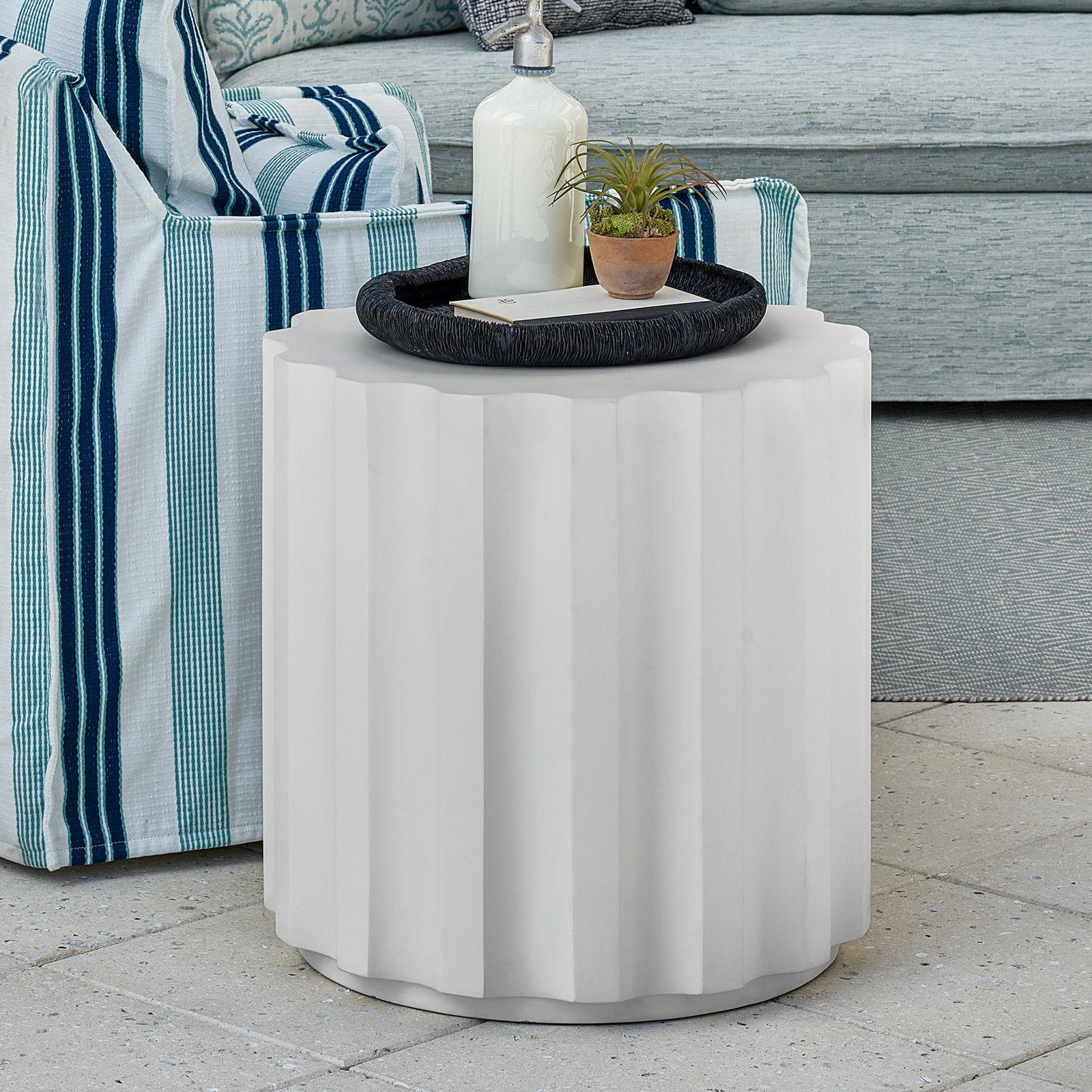 22" Patio Side Table