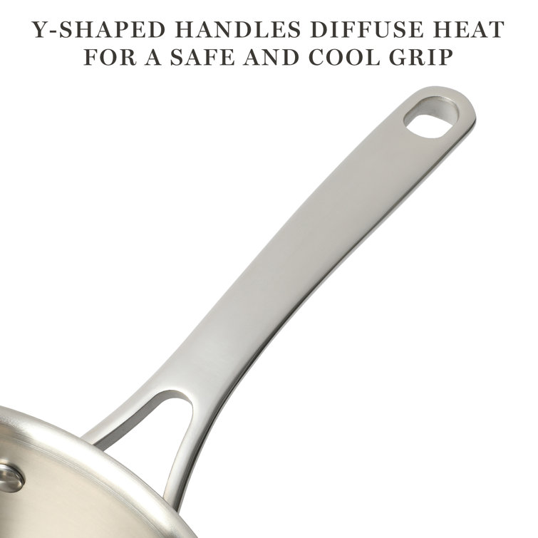 Martha Stewart Stainless Steel Silver Cookware Set, 10 pc - City