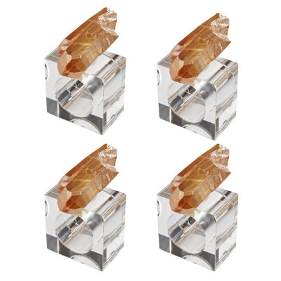 Luxe Quartz Napkin Ring (Set of 4)