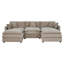 Canapé-lit en chenille moderne avec repose-pieds-1006864276-1006864279