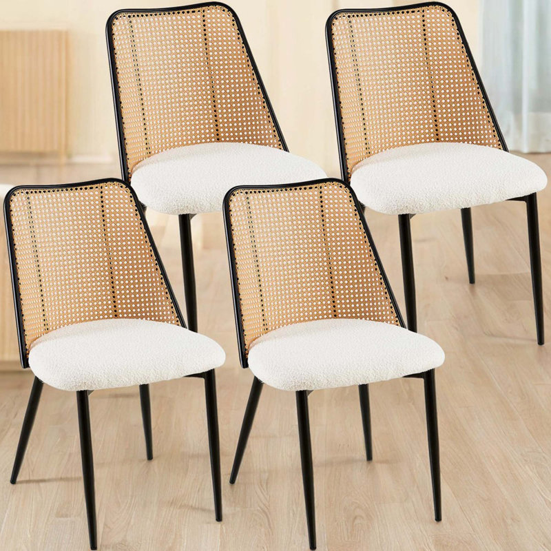 Chaises de salle à manger, Blanc cassé