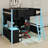 Wood Loft Bed With Desk & Storage, Built-In Bookshelf And LED Lighting For Kids Teens Adults-212906384