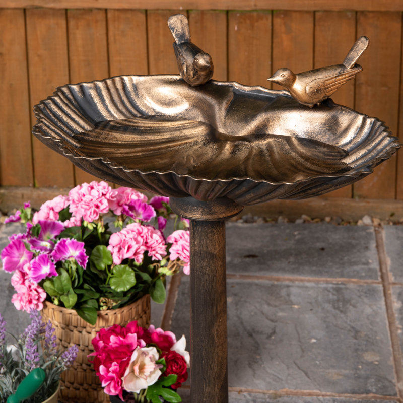 Samuel Alexander Polyresin Sculptural Birdbath