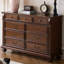 Armoire d'appoint en noyer massif
