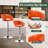 Anastacio Swivel Upholstered Adjustable Height Counter Stool with Metal Frame,Bar Stools with Footrest, Kitchen Island Chairs for Dining Room, Home Bar, Cafe-382065172-382065727