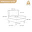 Fauteuil capitonné en velours côtelé-1283549084
