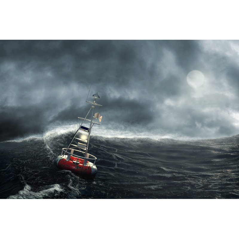 Boje_Im_Meer - Wrapped Canvas Print, 51cm H x 76cm W x 3.8cm D