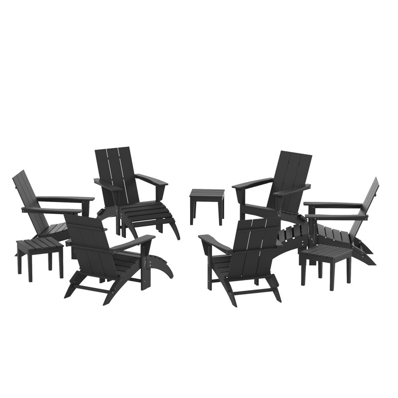 Joubert 6 - Person Patio Conversation Set, Gray
