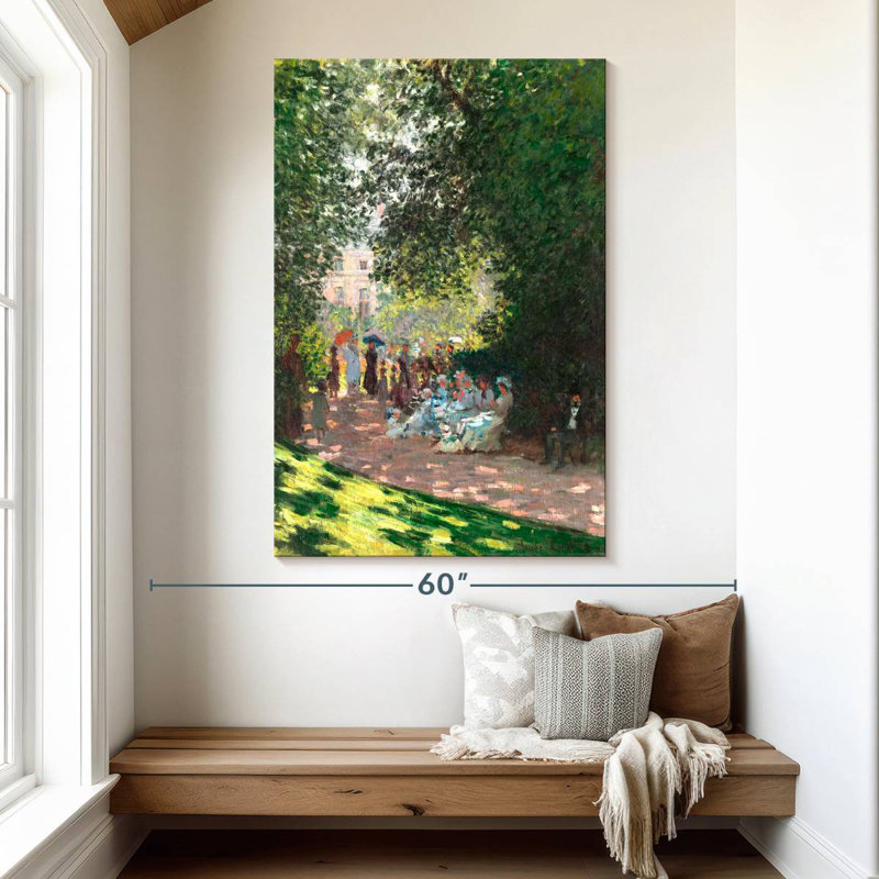 Sireci The Parc Monceau 1878, 51" H x 34" W