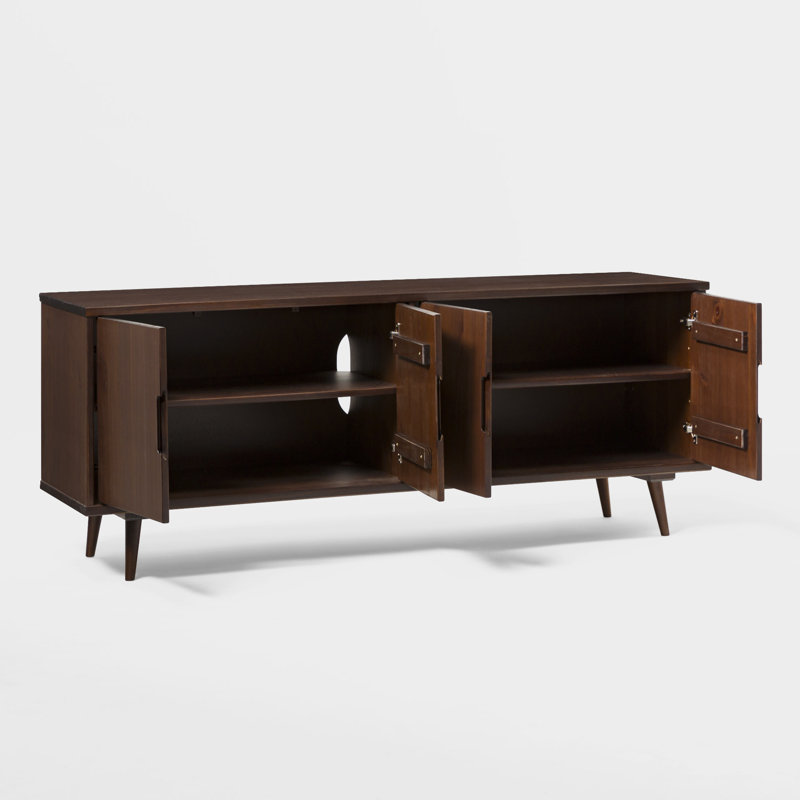 Guernsey Unfinished TV Stand, Walnut