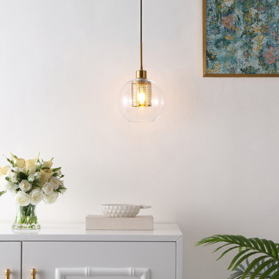 Jeseka 1 - Light Brass Bowl Pendant