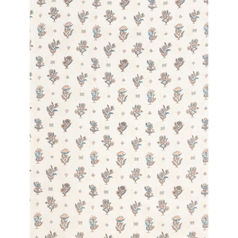 IMPRIMÉ CALICO, AQUA PÊCHE