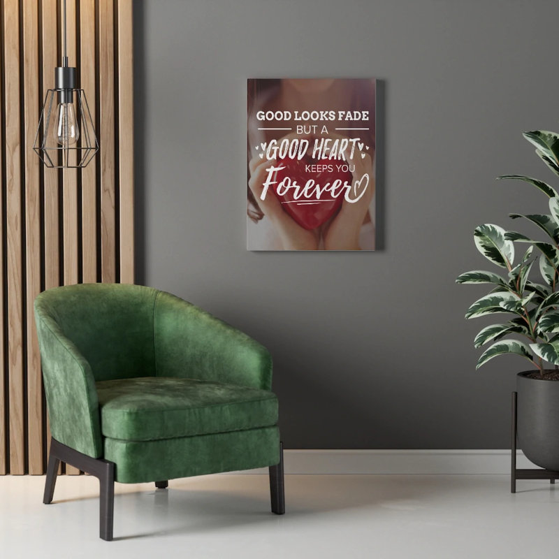 Good Looks Fade - Wrapped Canvas Print, 61cm H x 46cm W