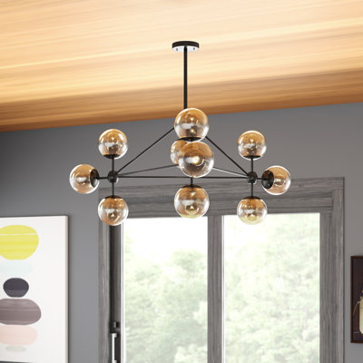 Veney 10 - Light Sputnik Modern Linear Chandelier