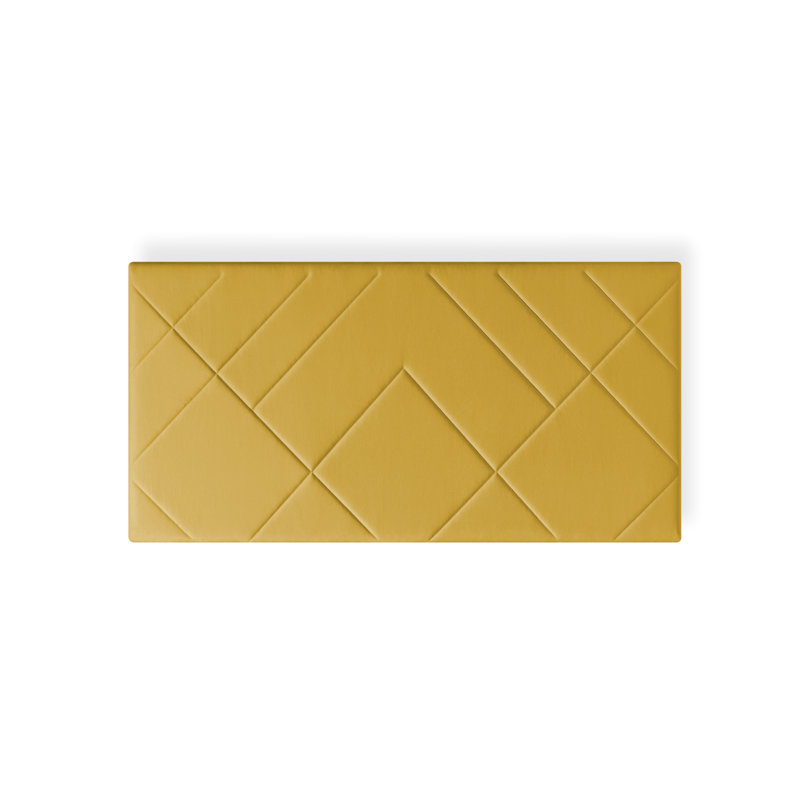Upholstered Headboard, Mustard, Double (4'6)