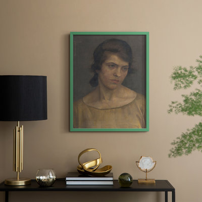 «Vintage Portrait Print», reproduction encadrée Cxxxviii - bois massif