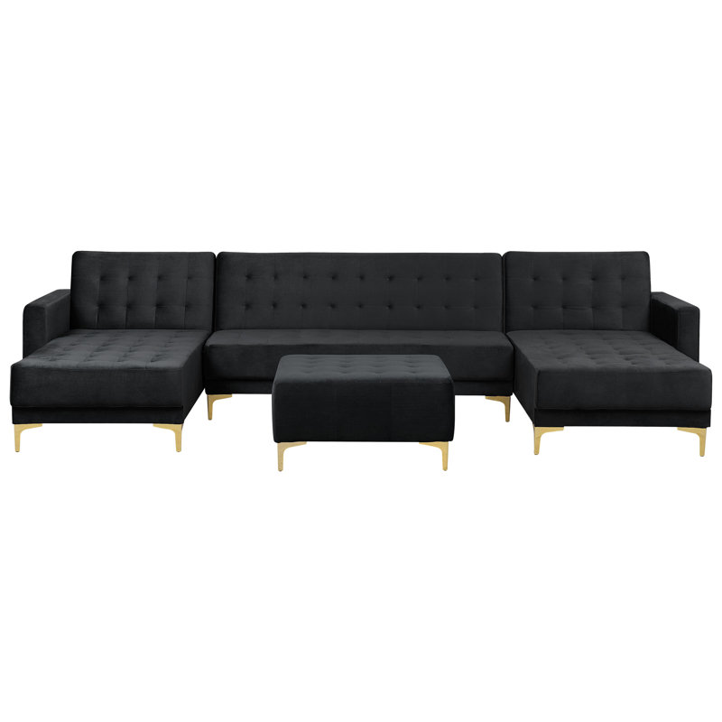 Raheem 5 Seater Sleeper, Black