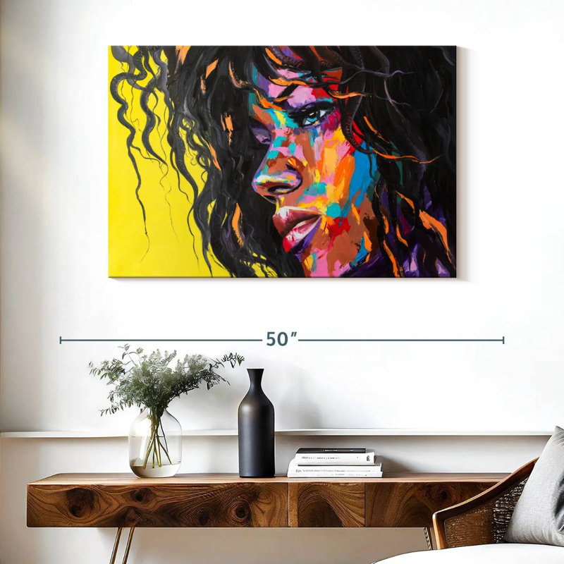 Huile pour cheveux bouclés Leisha, H 26 po x l 39 po