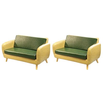 Banc rembourré en similicuir