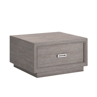 Table basse avec finition gris moyen