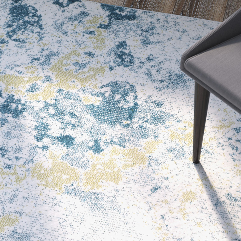 Seyler Performance Abstract Rug, Rectangle 5'3" x 7'6"