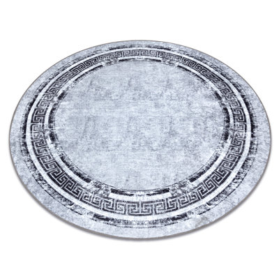 Round Miro Geometric Area Rug