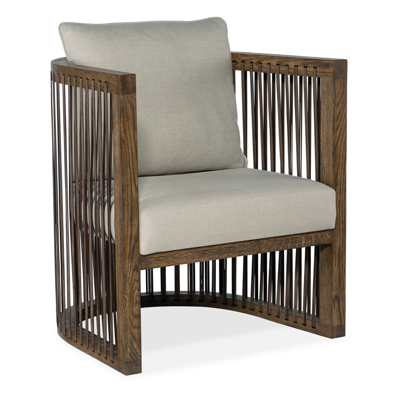 CC Club Chair, Beige Linen Blend