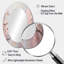 Miroir mural ovale rose et blanc-1861059124