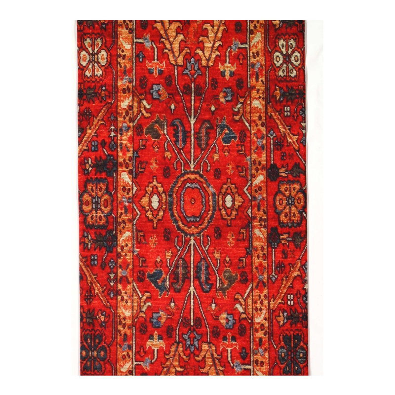 Canvello Serapi Design Velvet Table Cloth - 1'7'' X 4'5''