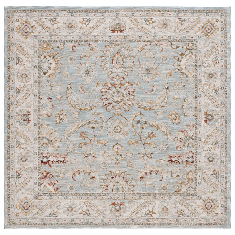 Xanthi Performance Oriental Rug, Square 6'7"
