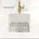 Cubic 18'' L Undermount Single Bowl Fireclay Kitchen Sink
