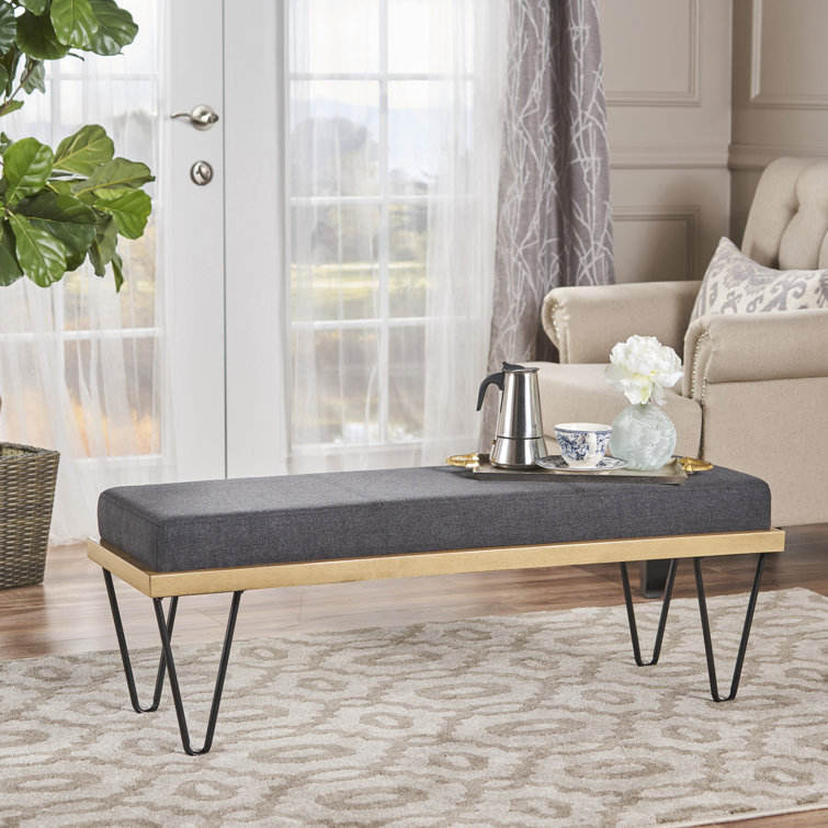 Regenia Entryway Bench Upholstered Bench End Of Bed Bench Accent Bench