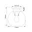 Matthew Glass Flush Mount