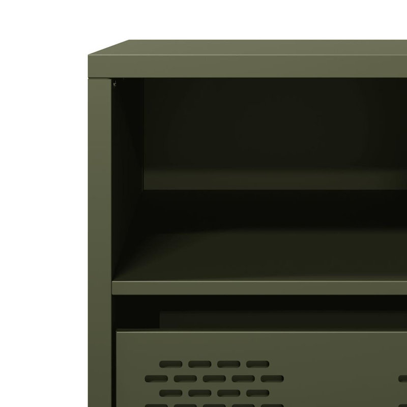 Yes_No_Yes_No_N/A Unfinished TV Stand, Olive Green, 101.5cm