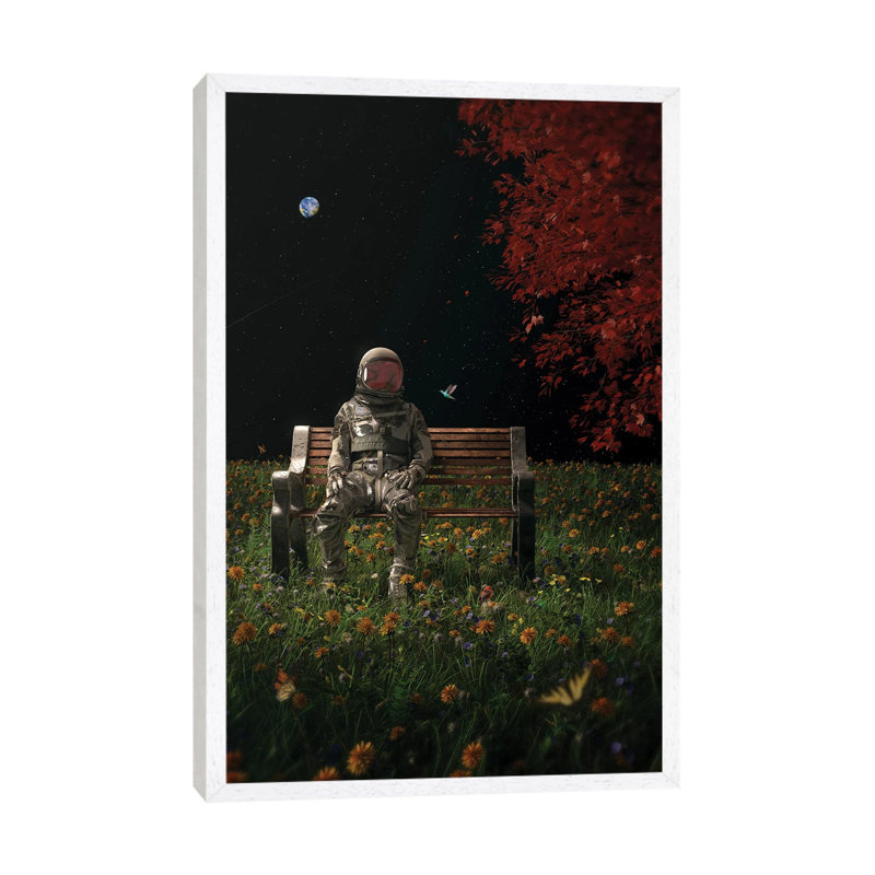 An Interlude by Nicebleed - No Frame Rectangle Print, White Framed, 101.6cm H x 66.04cm W x 3.81cm D