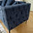 L Shaped Sectional Sofa , Convertible Storage Ottoman,Square Arm, Modern Tufted Couch ,3 Seater, And Nailhead-2015909783