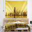 Tapisserie «Cityscape Chicago Gold Coast» avec gratte-ciel-28502252