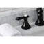Heirloom Widespread Bathroom Faucet with Drain Assembly-49495293