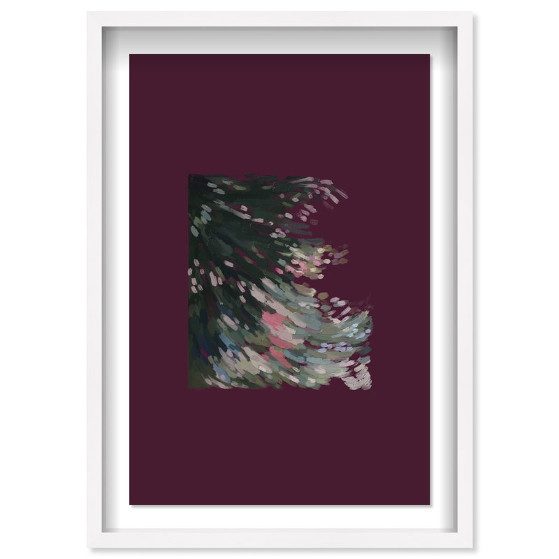 Falling Delicately Print by Oliver Gal, 11.5"H x 16.5"W, White Shadowbox