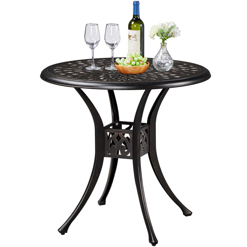 2 - Person Outdoor Bistro Table, 75cm H x 78cm W x 78cm D
