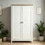 Armoire de rangement, finition blanche