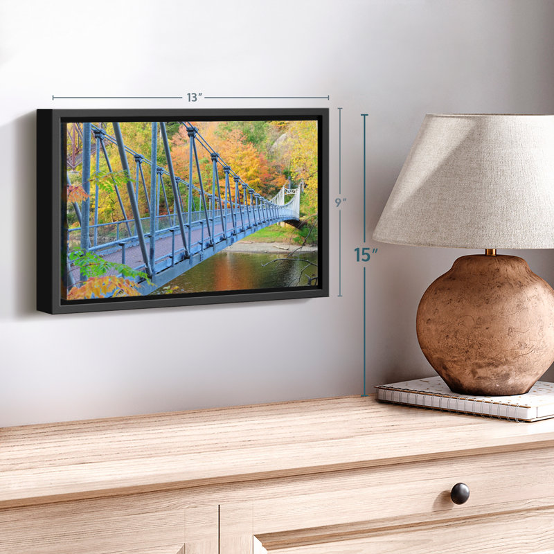 Impression sur toile Blue Bear Mountain Bridge, H 9 po x l 13 po
