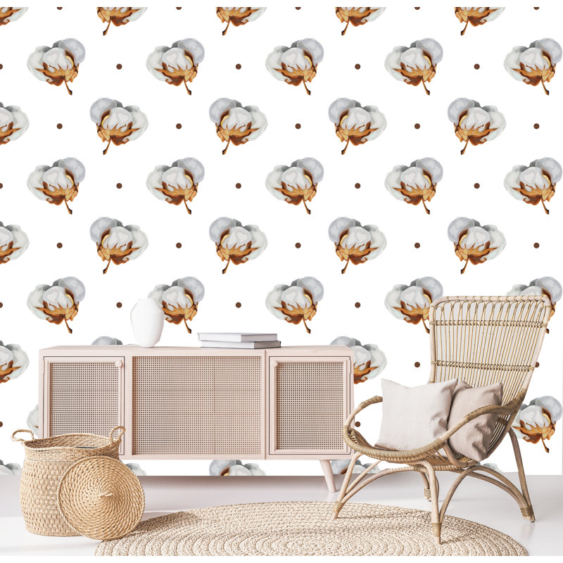 Peel & Stick Floral Roll