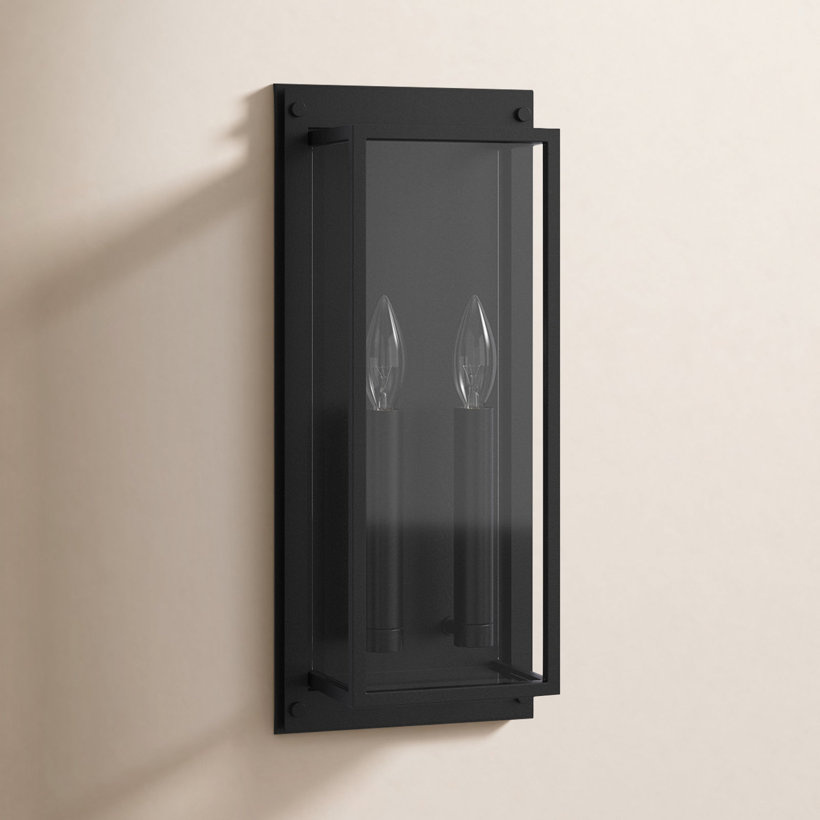 Cadboro Outdoor Wall Light, 17.5" H x 7.5" W x 4" D
