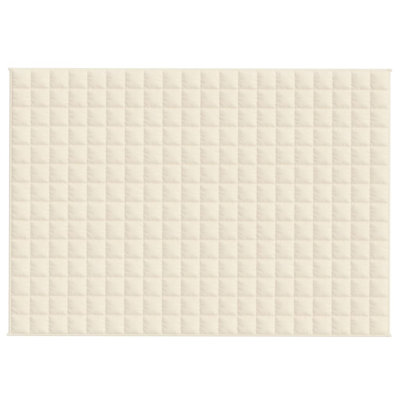 vidaXL Weighted Blanket Cotton, Polyester, Glass Beads