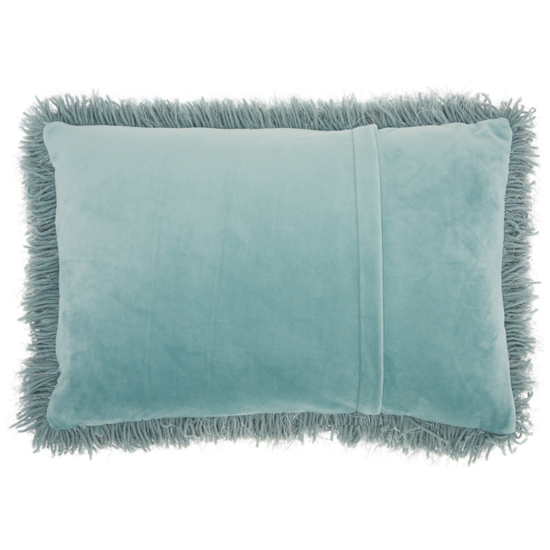 Housse de coussin carré et insert, Céladon, 14 po x 20 po, Rectangulaire