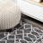 Rasime Tribal Bohemian Black/Ivory Indoor/Outdoor Rug-852643265