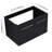 Bathroom Vanity 30 Inch Wall Mounted - Black Chestnut, Trendsetting With Door And Abundant Storage Options 30" Cabinet Contemporary Plentiful Facility