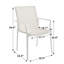 Chaise de patio empilable en aluminium-83112519